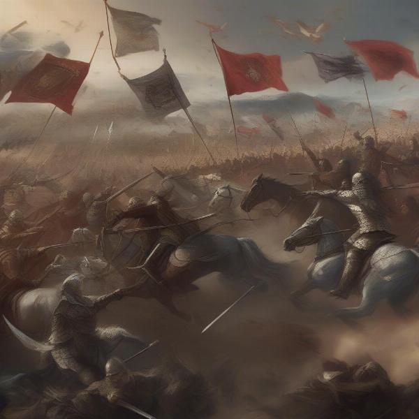 The war of five kings in game of thrones fierce battles and strategic movements