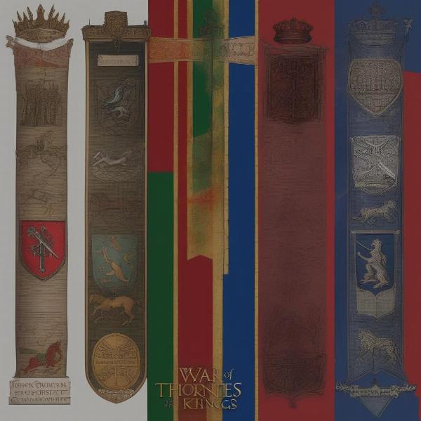 game of thrones war of roses kings