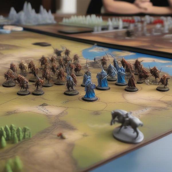 War of the Ring board game epic battle scenario