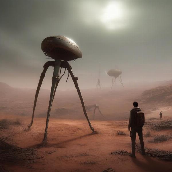 Martian tripod terrorizes xbox survival