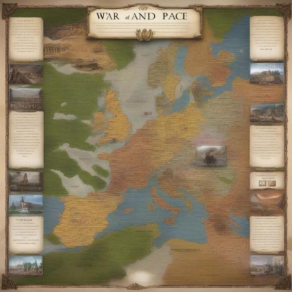 detailed war and peace board game map