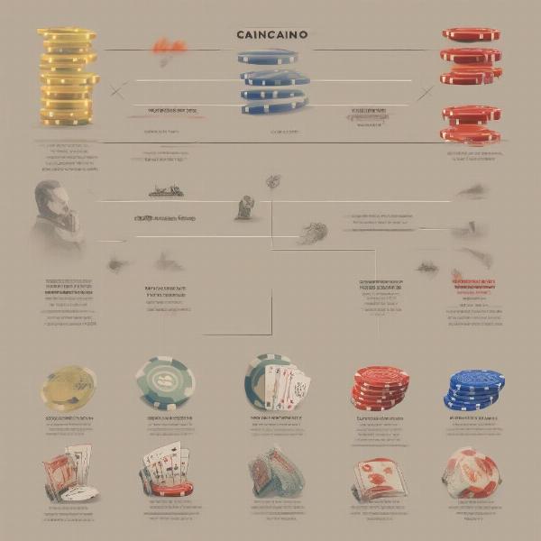 comparing war and casino games