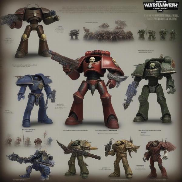 Warhammer 40k Total War faction comparison