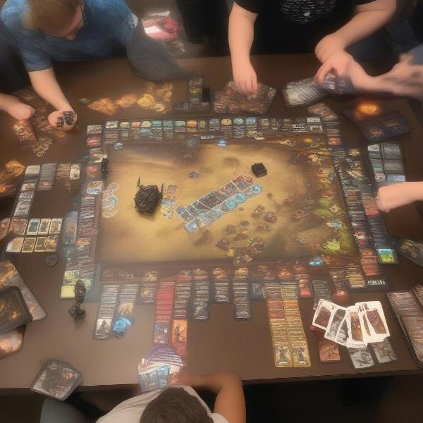 wars trading card game play