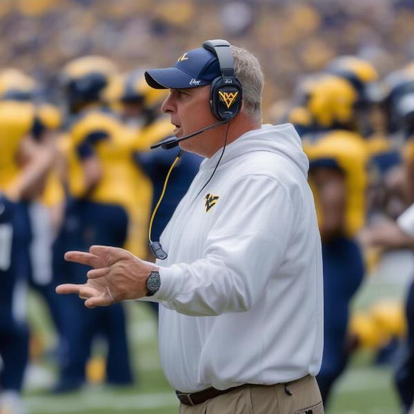 west virginia football coach coaching strategy bowl game