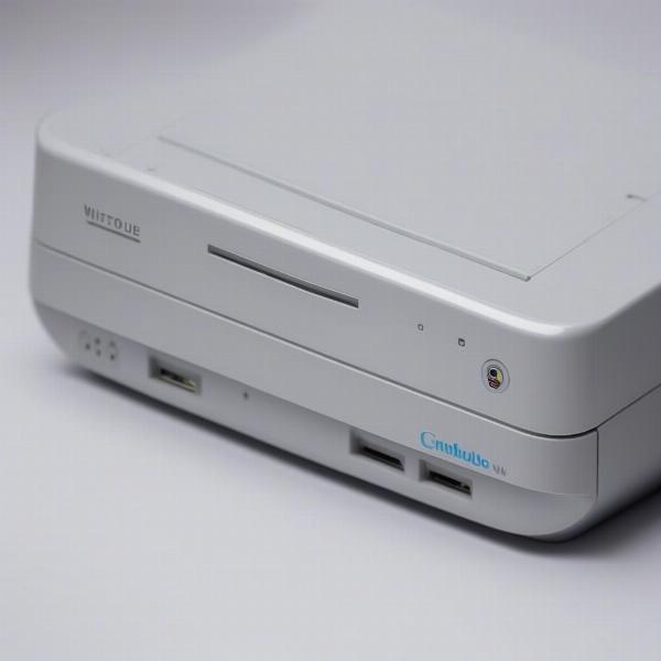 wii console gamecube ports on top