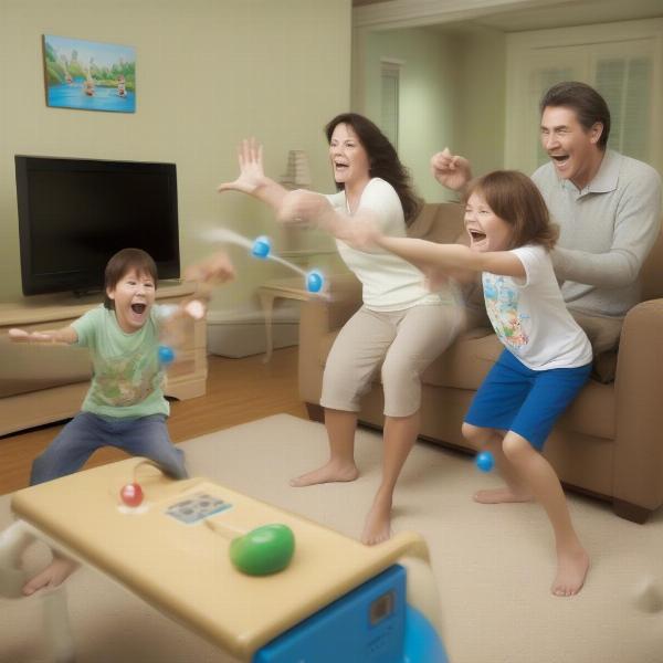 wii sports resort in a family