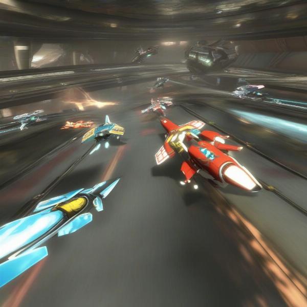 Wipeout Xbox 360 multiplayer intense race