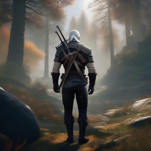 Geralt the Witcher from Witcher 3
