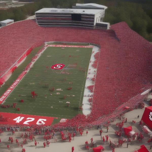 nc state football game day experience tailgate party