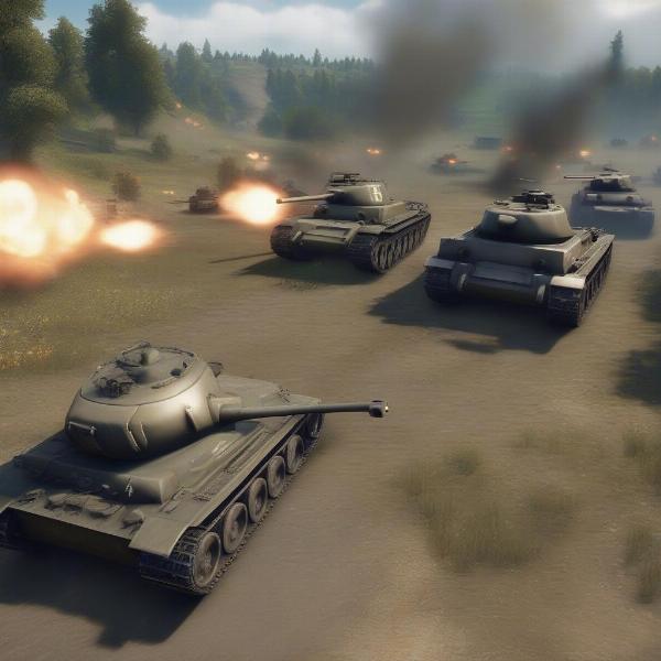 World of Tanks gameplay on Xbox One