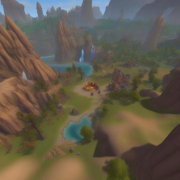 wow exploration screenshot vast open world