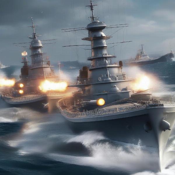 naval combat battle screenshot