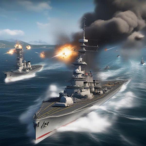 World of Warships Naval Combat Action