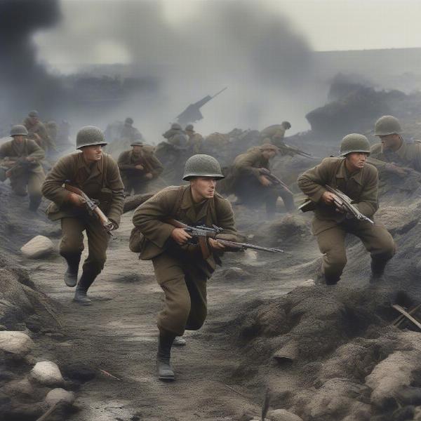 World War 2 Soldiers in Action