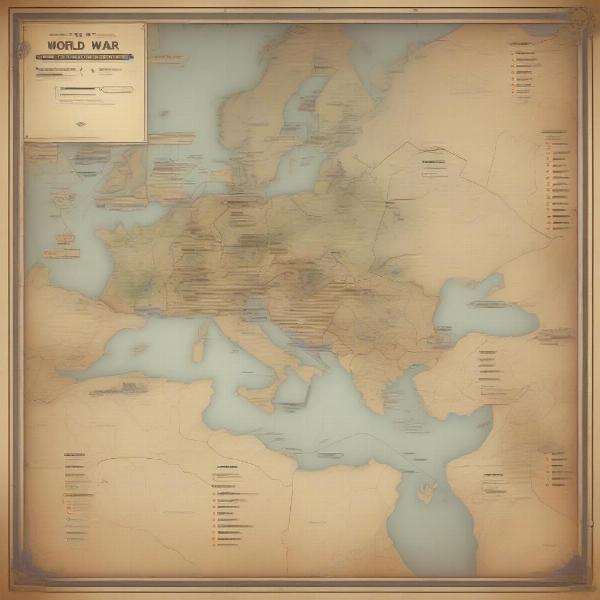world war one game strategy map