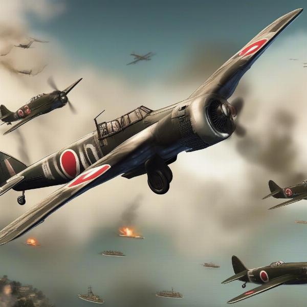 WW2 flash game plane action