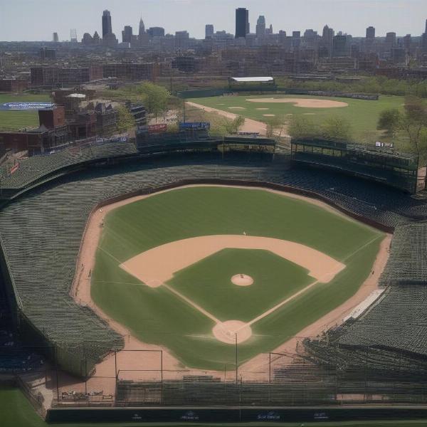 Football at Wrigley Field