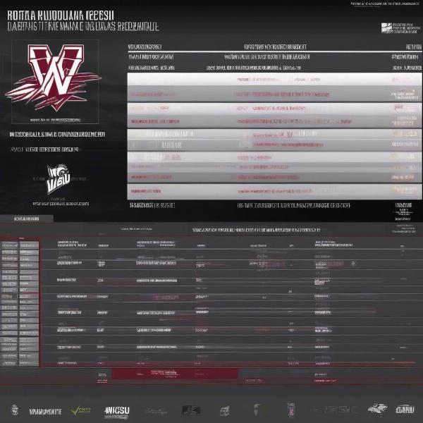 WSU Football Radio Schedule
