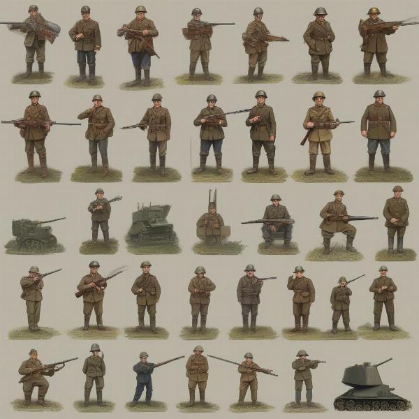 Diverse Units in WW1 RTS Game
