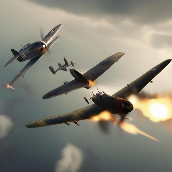 Engaging-dogfight-ww2-plane-game