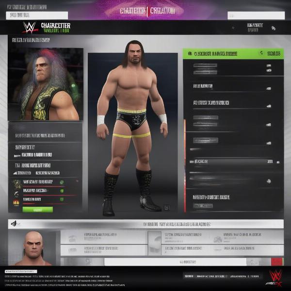 wwe 2k16 xbox one customization interface