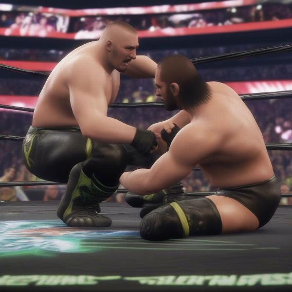 wwe 2k16 xbox one ring action close up