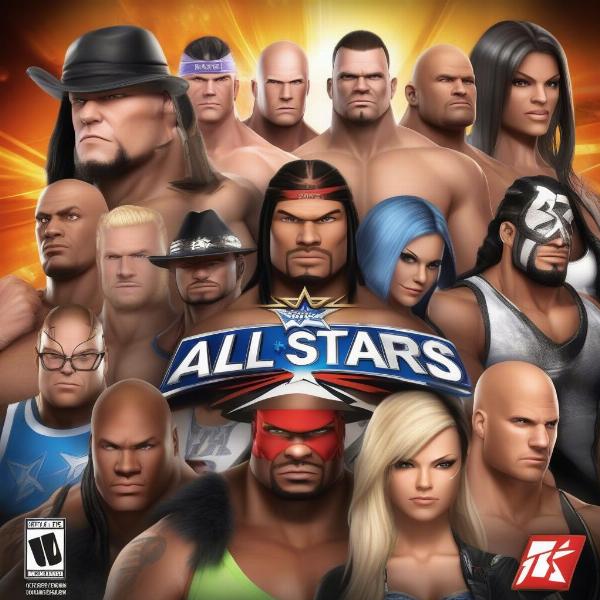 WWE All Stars Xbox 360 Game Cover