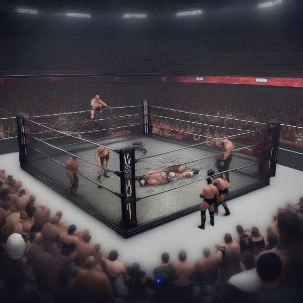 War games match action