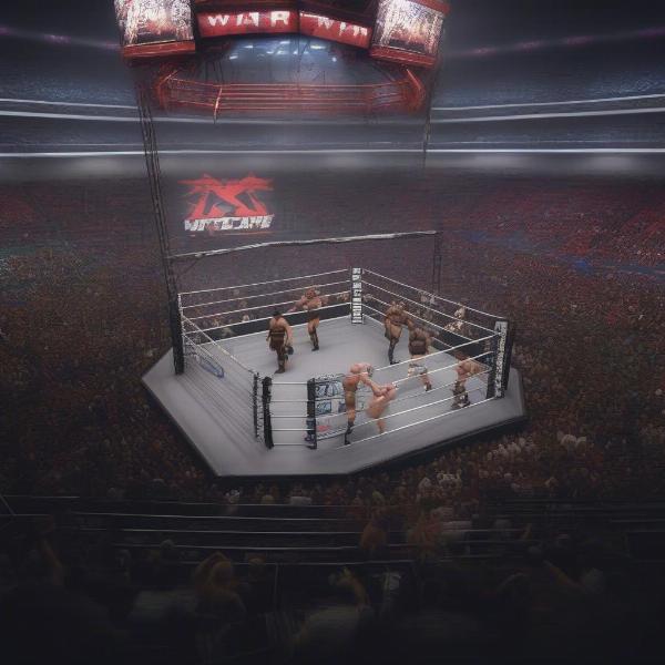 steel cage match wwe war games 2023