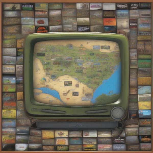 Xbox 360 Adventure Game Map