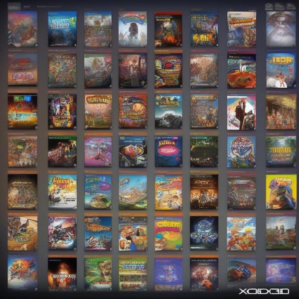xbox 360 arcade game icons interface