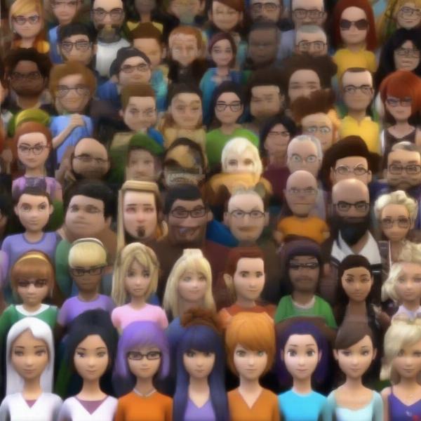xbox 360 avatars in a game