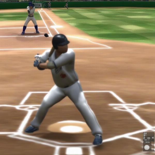 Xbox 360 baseball game batting interface