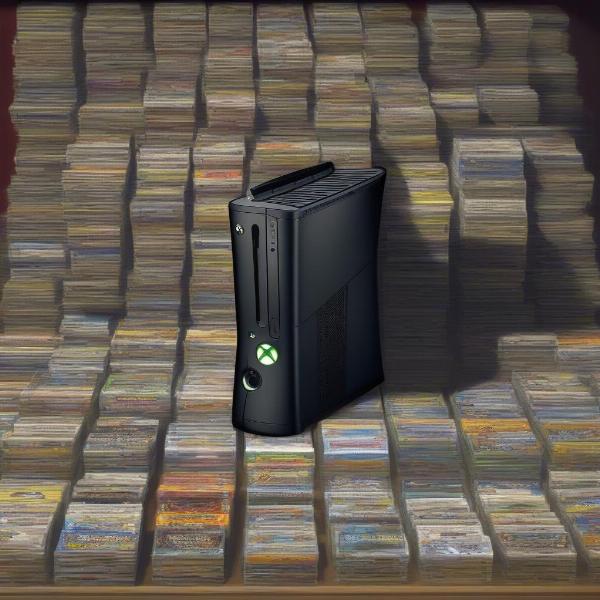 xbox 360 console with pokemon game alternatives displayed