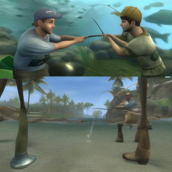 Xbox 360 Fishing Gameplay Comparison