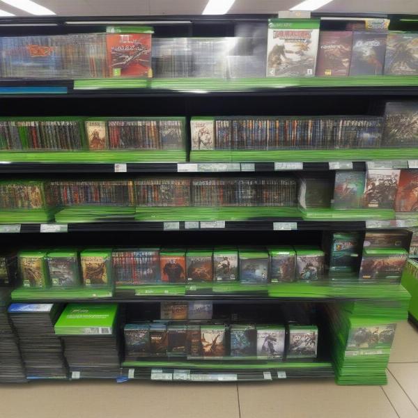 Xbox 360 Games on Store Shelves