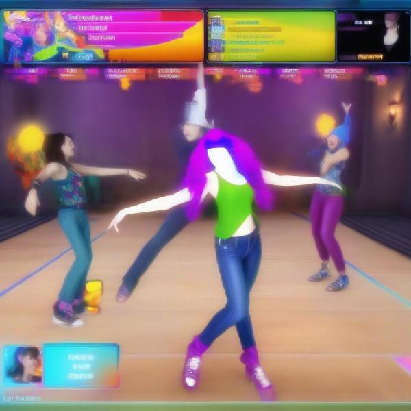 xbox 360 just dance 4 gameplay screen