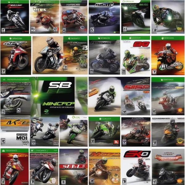 various xbox 360 motorcycle games cover art