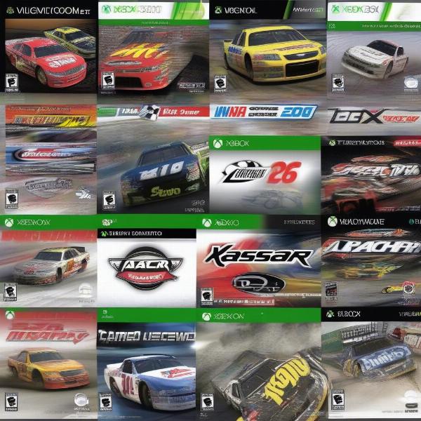 xbox 360 nascar game cover art