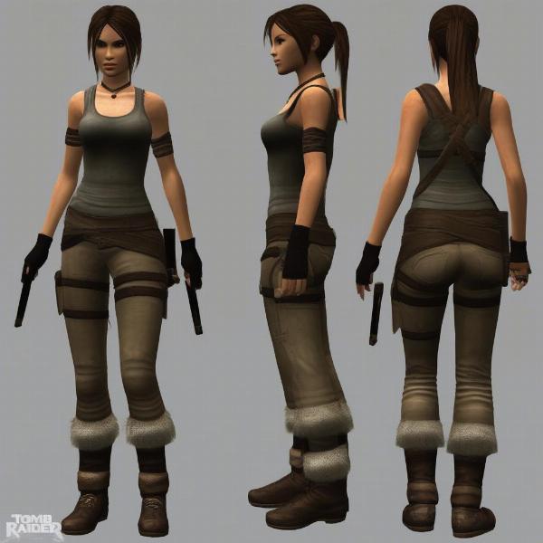 A visual comparison of three key Tomb Raider games on Xbox 360: Legend, Anniversary, and Underworld, highlighting their distinct features.