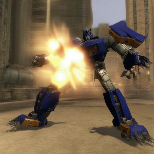 Transformers Game Combat System on Xbox 360