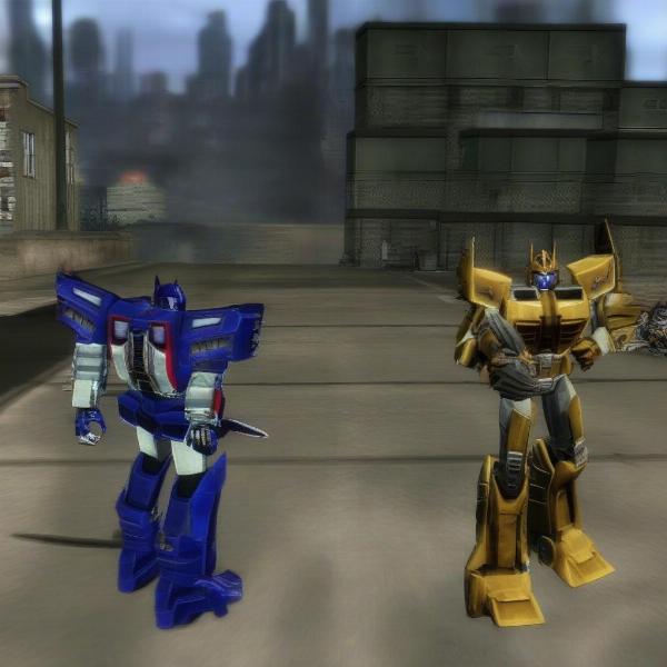 Transformers Game Dual Campaigns on Xbox 360