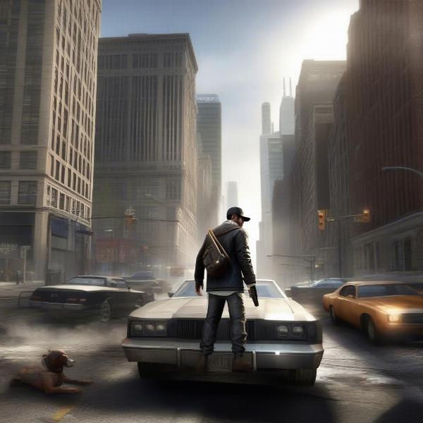 xbox 360 watch dogs gameplay scene