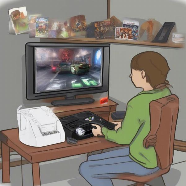 game setup with xbox 360 controller