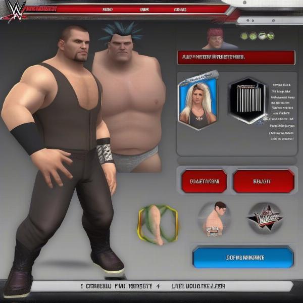 WWE Game Character Creation on Xbox 360