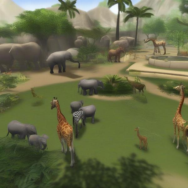 Xbox 360 Zoo Tycoon animals