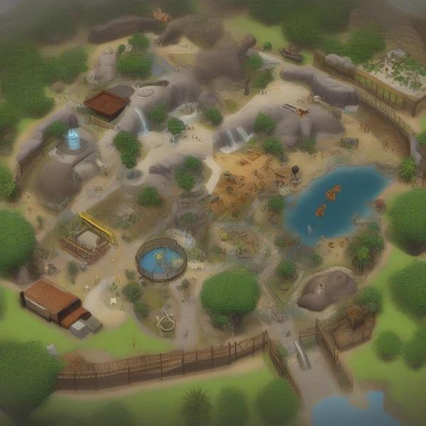 Zoo Tycoon Xbox 360 map