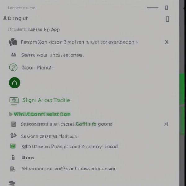 xbox app sign out and back in