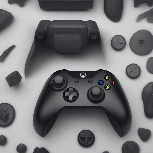 xbox controller for fighting games closeup